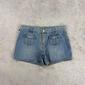 Y2k Polo by Ralph Lauren Light Blue Jean Shorts